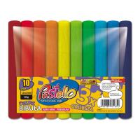 Bibuła mini mini premium 12x200cm 10 kolorów. Wydawca: Alfa Pastello. SmakLiter.pl Opakowanie Bibuła mini mini premium 12x200cm 10 kolorów