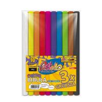 Bibuła mini premium 25x200cm 10 kolorów. Wydawca: Alfa Pastello. SmakLiter.pl Opakowanie Bibuła mini premium 25x200cm 10 kolorów