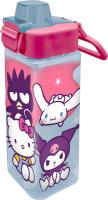 Bidon 500ml Hello Kitty kwadratowy PP HK50207. Wydawca: Kids Euroswan. SmakLiter.pl Opakowanie Bidon 500ml Hello Kitty kwadratowy PP HK50207
