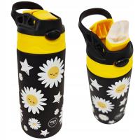 Bidon metalowy Coolpack bono daisy black. Wydawca: Patio. SmakLiter.pl Opakowanie Bidon metalowy Coolpack bono daisy black