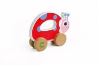 Biedronka drewniana na kółkach. Wydawca: Oops. SmakLiter.pl Opakowanie Biedronka drewniana na kółkach