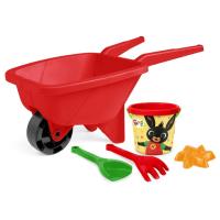 Bing taczka z kompletem do piasku. Wydawca: Wader. SmakLiter.pl Opakowanie Bing taczka z kompletem do piasku