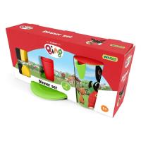 Bing zestaw naczyń obiadowy mały. Wydawca: Wader. SmakLiter.pl Opakowanie Bing zestaw naczyń obiadowy mały