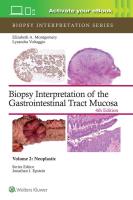 Okładka książki Biopsy Interpretation of the Gastrointestinal Tract Mucosa Volume 2