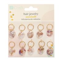 Opakowanie Biżuteria do włosów Seashell 10szt