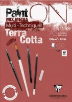 Opakowanie Blok A3 papier w kolorze terakoty 250g 20ark