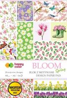 Blok A4 16 ark z motywami Bloom Spring. Wydawca: GDD. SmakLiter.pl Opakowanie Blok A4 16 ark z motywami Bloom Spring