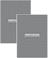 Opakowanie Blok A4 60k kropki Narcissus szary klejony z góry 2 sztuki