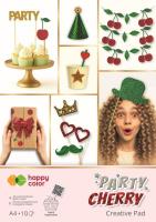 Blok A4 holographic+brokat 10ark Party Cherry. Wydawca: GDD. SmakLiter.pl Opakowanie Blok A4 holographic+brokat 10ark Party Cherry