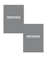 Opakowanie Blok A5 60k kropki Narcissus szary klejony z góry 2 sztuki