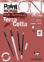 Opakowanie Blok A5 papier w kolorze terakoty 250g 20ark