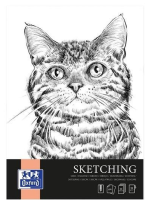 Blok artystyczny szkicowy A4/50K 90g klejony. Wydawca: Oxford. SmakLiter.pl Opakowanie Blok artystyczny szkicowy A4/50K 90g klejony