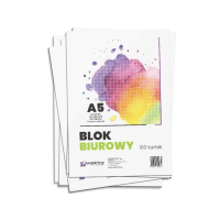 Opakowanie Blok biurowy A5/100K kratka (5szt)
