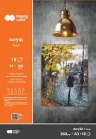 Opakowanie Blok do akrylu Art. A3 360g. 10ark. Happy Color