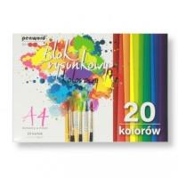 Opakowanie Blok rysunkowy A4 kolor 80g 20 kartek