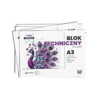 Opakowanie Blok techniczny A3/10K biały premium 250g (10szt)