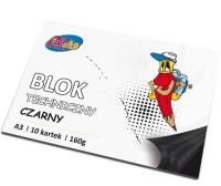 Opakowanie Blok techniczny A3 160g czarny 10 kartek