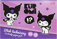 Blok techniczny A4/10K 190g/m2 Kuromi(10szt). Wydawca: UNIPAP. SmakLiter.pl Opakowanie Blok techniczny A4/10K 190g/m2 Kuromi(10szt)