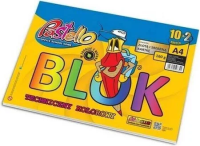 Blok techniczny A4 160g kolorowy 12 kartek. Wydawca: Alfa Pastello. SmakLiter.pl Opakowanie Blok techniczny A4 160g kolorowy 12 kartek