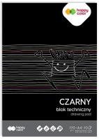 Blok techniczny A4 170g 10 ark czarny HAPPY COLOR. Wydawca: GDD. SmakLiter.pl Opakowanie Blok techniczny A4 170g 10 ark czarny HAPPY COLOR