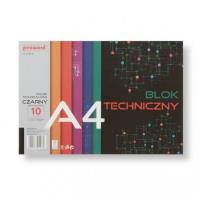 Opakowanie Blok techniczny A4 Premium czarny 180g 10 arkuszy