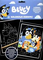 Bluey Kolorowe Zdrapki Część 1. Autor:   Praca zbiorowa. SmakLiter.pl Okładka książki Bluey Kolorowe Zdrapki Część 1