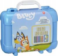 Bluey Pieczątki travel set. Wydawca: Multiprint. SmakLiter.pl Opakowanie Bluey Pieczątki travel set