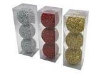 Bombki 3szt MIX. Wydawca: ADAR. SmakLiter.pl Opakowanie Bombki 3szt MIX