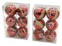 Bombki 6szt MIX. Wydawca: ADAR. SmakLiter.pl Opakowanie Bombki 6szt MIX