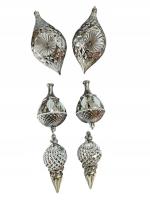 Opakowanie Bombki na choinkę 6szt Szyszki