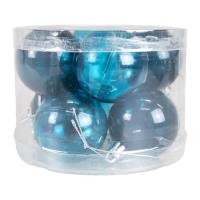 Bombki transparentne niebieskie 8szt. Wydawca: ARPEX. SmakLiter.pl Opakowanie Bombki transparentne niebieskie 8szt