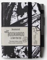 Opakowanie Bookaroo Notatnik A7 z długopisem - czarno-biały