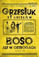 Boso, ale w ostrogach. Autor: Grzesiuk Stanisław. SmakLiter.pl Okładka książki Boso, ale w ostrogach