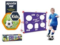 Bramka piłkarska z płachtą do celowania. Wydawca: Madej. SmakLiter.pl Opakowanie Bramka piłkarska z płachtą do celowania