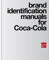 Okładka książki Brand Identification Manuals for Coca-Cola