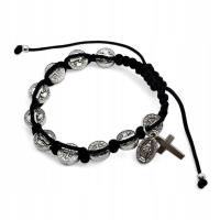 Opakowanie Bransoletka 10- tka Benedykt czarna