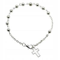 Opakowanie Bransoletka 10-tka srebrna krzyżyk