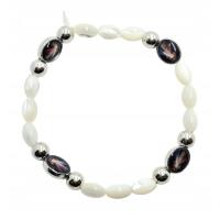 Opakowanie Bransoletka biała Jezus Miłosierny