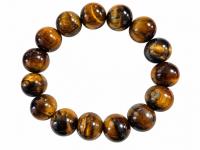 Opakowanie Bransoletka Tygrysie Oko Koraliki 12mm 18cm