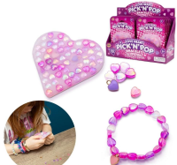 Bransoletki Pick N Pop - Serce. Wydawca: One for Fun. SmakLiter.pl Opakowanie Bransoletki Pick N Pop - Serce