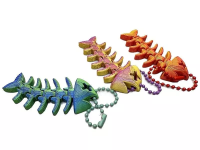 Brelok 3D szkielet ryby z zawieszką MIX. Wydawca: ADAR. SmakLiter.pl Opakowanie Brelok 3D szkielet ryby z zawieszką MIX