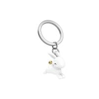 Opakowanie Brelok do kluczy 3D królik biały