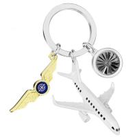 Opakowanie Brelok do kluczy 3D samolot, silnik i odznaka...