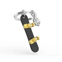 Opakowanie Brelok do kluczy 3D snowboard z płatkiem śniegu