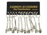 Opakowanie Brelok klucz francuski metalowy (12szt)