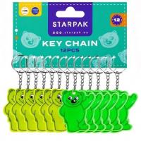 Opakowanie Brelok odblaskowy Miś 7cm (12szt)