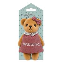 Opakowanie Brelok pluszowy miś - Wiktoria