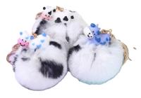 Opakowanie Brelok z pomponem Krówka mix HAPPY COLOR