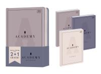 Brulion A5/96K kratka Academy 3szt. Wydawca: INTERDRUK. SmakLiter.pl Opakowanie Brulion A5/96K kratka Academy 3szt