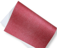 Opakowanie Brystol brokatowy 200g 40x60cm czerwony 5ark